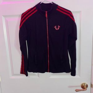True Religion zip up track jacket